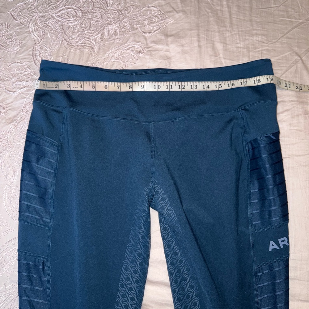 Ariat NWOT Blue Eos Moto Full Seat Tight - Picture 9 of 13